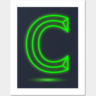 Letter C beautiful letters Posters and Art